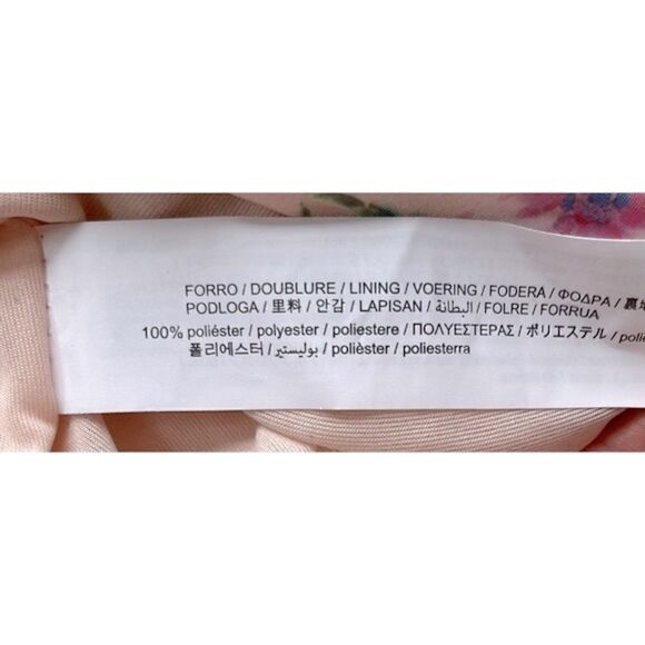 NWT Zara Blogger’s Favorite TikTok Famous Pale Pink Floral Print Halter Dress - Picture 14 of 16